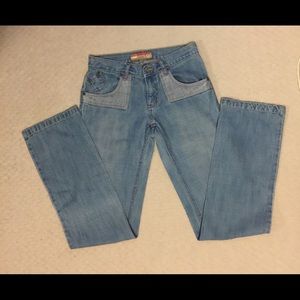 Low waisted flare jeans